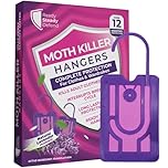 5-Pack Clothes Moth Killer Hangers for Wardrobes: Clothes Moth Killer | Contains Transfluthrin | Moth Protection for Wardrobes and Drawers | Up to 3 Months Protection per Hanger | Lavender-Scented