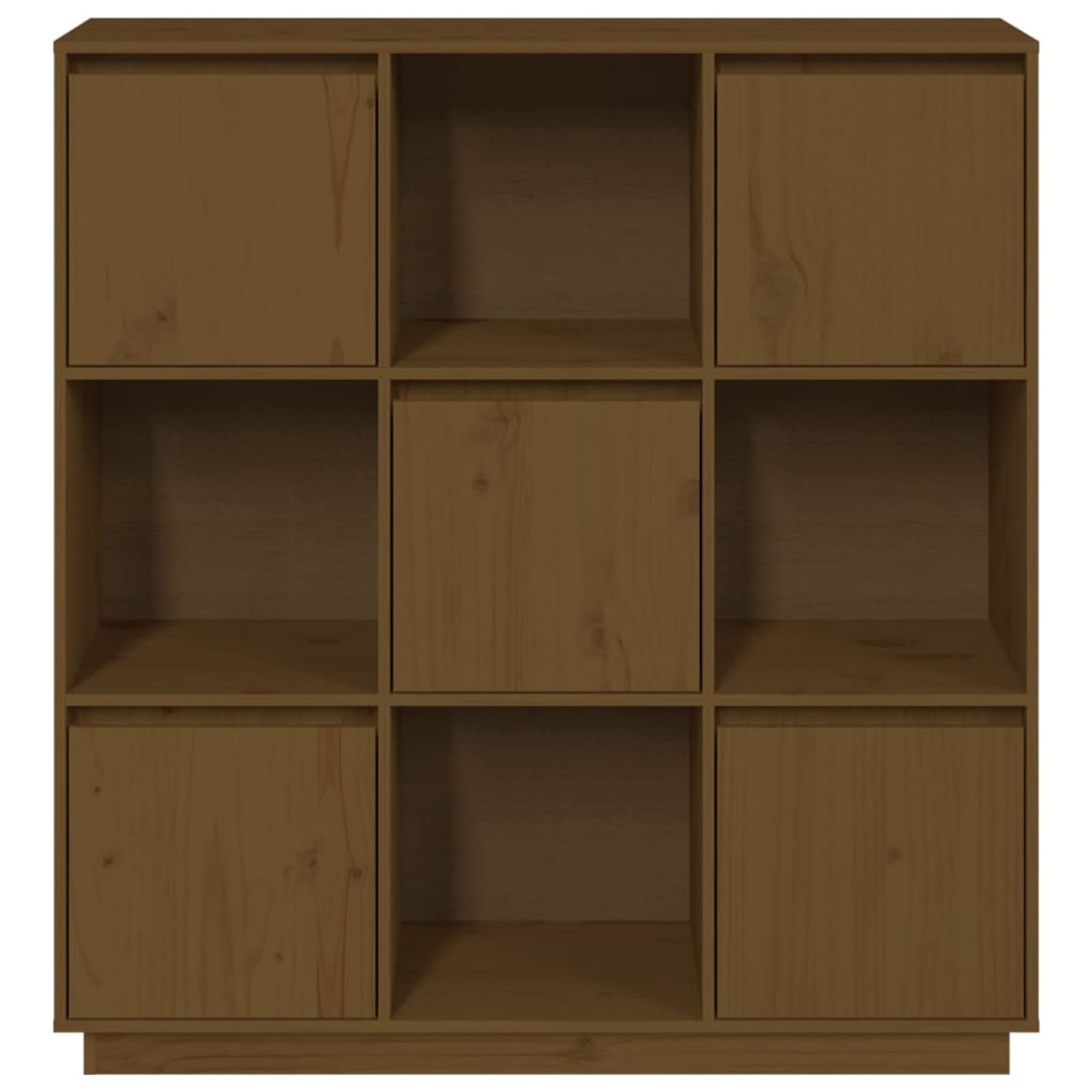 Aparador Alto de Madera Maciza de Pino - Estilo Moderno y Espacioso para Decoración de Interiores