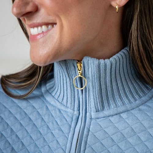 Image of Hope & Henry Women's Classic Long Sleeve Pullover Sweater