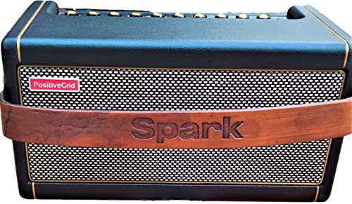 Leather Strap Saddle Positive Grid Guitar Personalize Compatible with Spark Amp