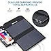 Solar Panel Charger for Cell Phone, 13Watts Portable Solar Phone Charger with Dual USB Ports for Outdoor Hiking Camping Backpacking Compatible with iPhone, iPad, Samsung, and More Smart Phones