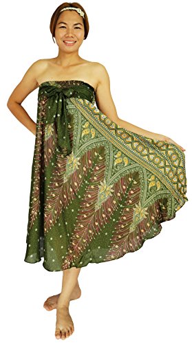 Lovely Creations Women Long Bohemian Maxi Skirts Midi Dress US Size 0-162