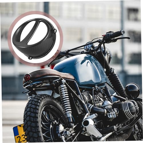 Cubierta de ventilador ABS negro para motocicleta 4