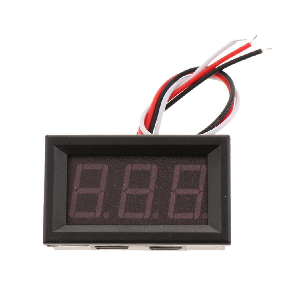 Danlite Dual LED 0.28” Red-Blue Display Digital Voltmeter (0-100V) and Ammeter (10A)-LED Display-Digital Voltmeter Ammeter-Voltage Current Tester (B0CY8RCZK8) Amazon Price History, Amazon Price Tracker