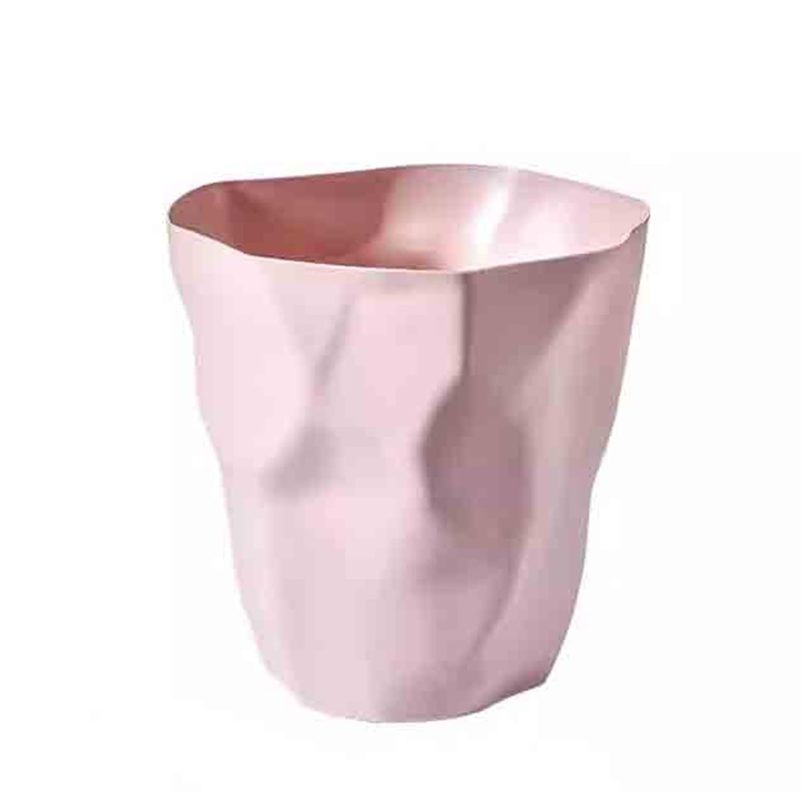 Garbage Bin Household bathroom trash can(Pink)