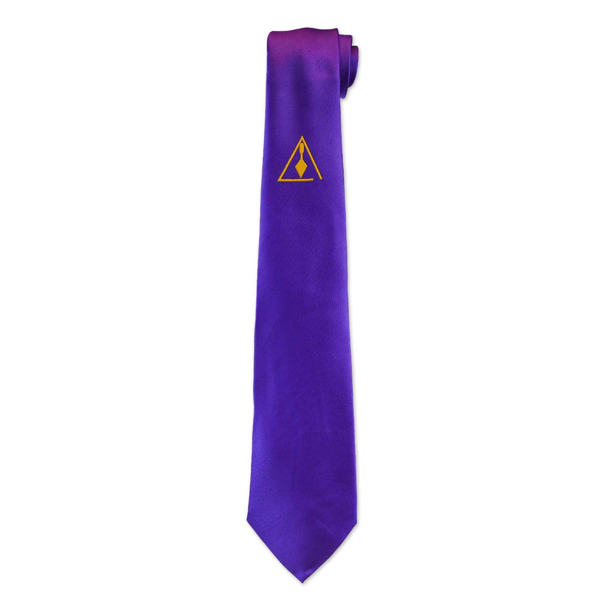 The Masonic ExchangeRoyal & Select Master Satin Masonic Neck Tie - [Purple & Gold]