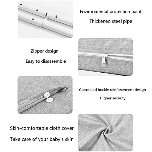 Protector de cama para niños pequeños portátil que evita caídas nocturnas 4