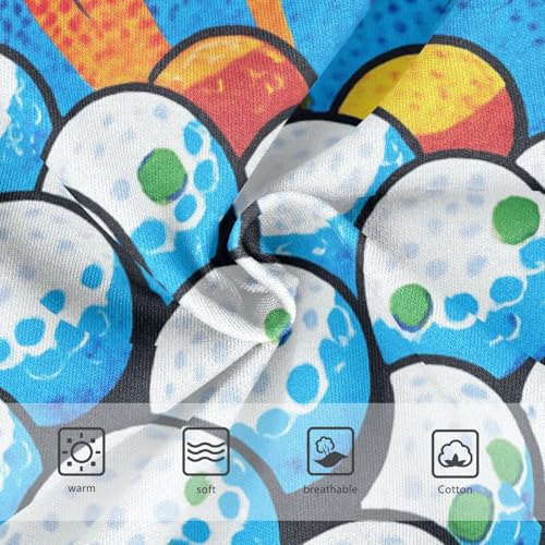 GuoChe Cotton Panties Breathable Triangle Panties Organic Underwear for Young Girls in Sizes 2T,3T, 4T, 5T, 6Y and 8Y3