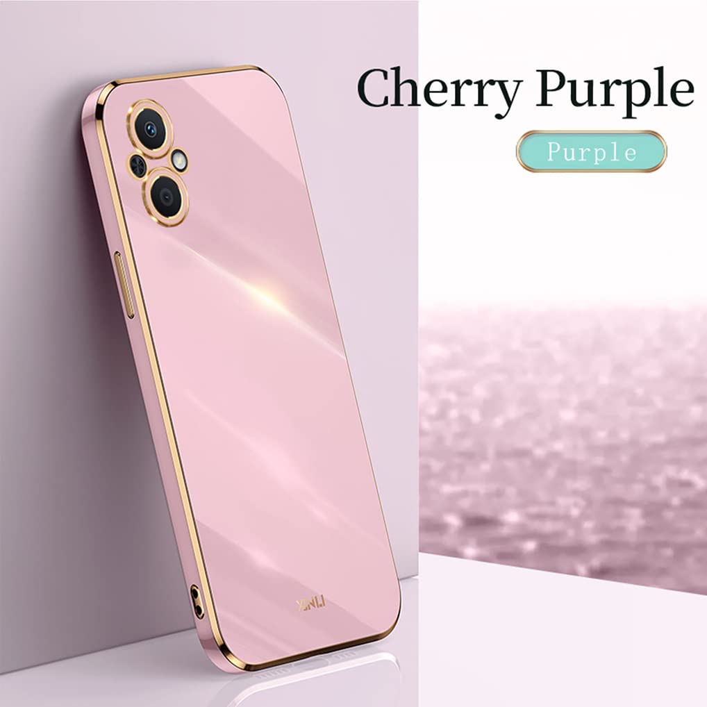 Cover in Silicone per Oppo Reno 8 Lite 5G/ Reno 7 Lite 5G, 5 Custodia Morbida in TPU Silicone Opaco Sottile con Protezione della Fotocamera (Nero + Verde Scuro + Verde + Rosa + Azzurro