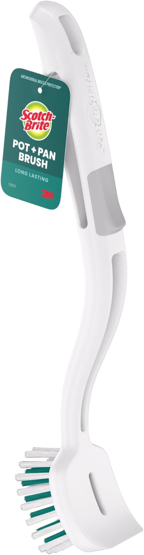 Pot Pan and Dish Brush, 1 unit/pack | Multicolor | Cleaning Brush | Dishes Brush | Small & Versatile Cleaning Tool with Long Lasting Bristles