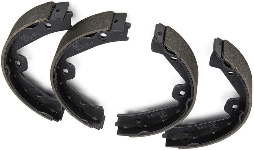 Parking Brake Shoes Rear Set fits Porsche Cayenne 2016 4.2L V8, fits Volkswagen Touareg 2011 2012 2013 2014 2015 2016 2017 4.2L V8, Emergency Brake Shoe