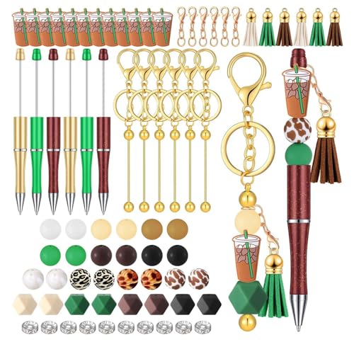 Stylos à bille avec perles pour le bureau et les loisirs créatifs à la maison