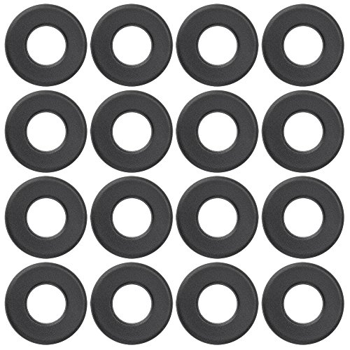 Brybelly Universal Black Nylon Washers for Standard Foosball Tables (Pack of 16)