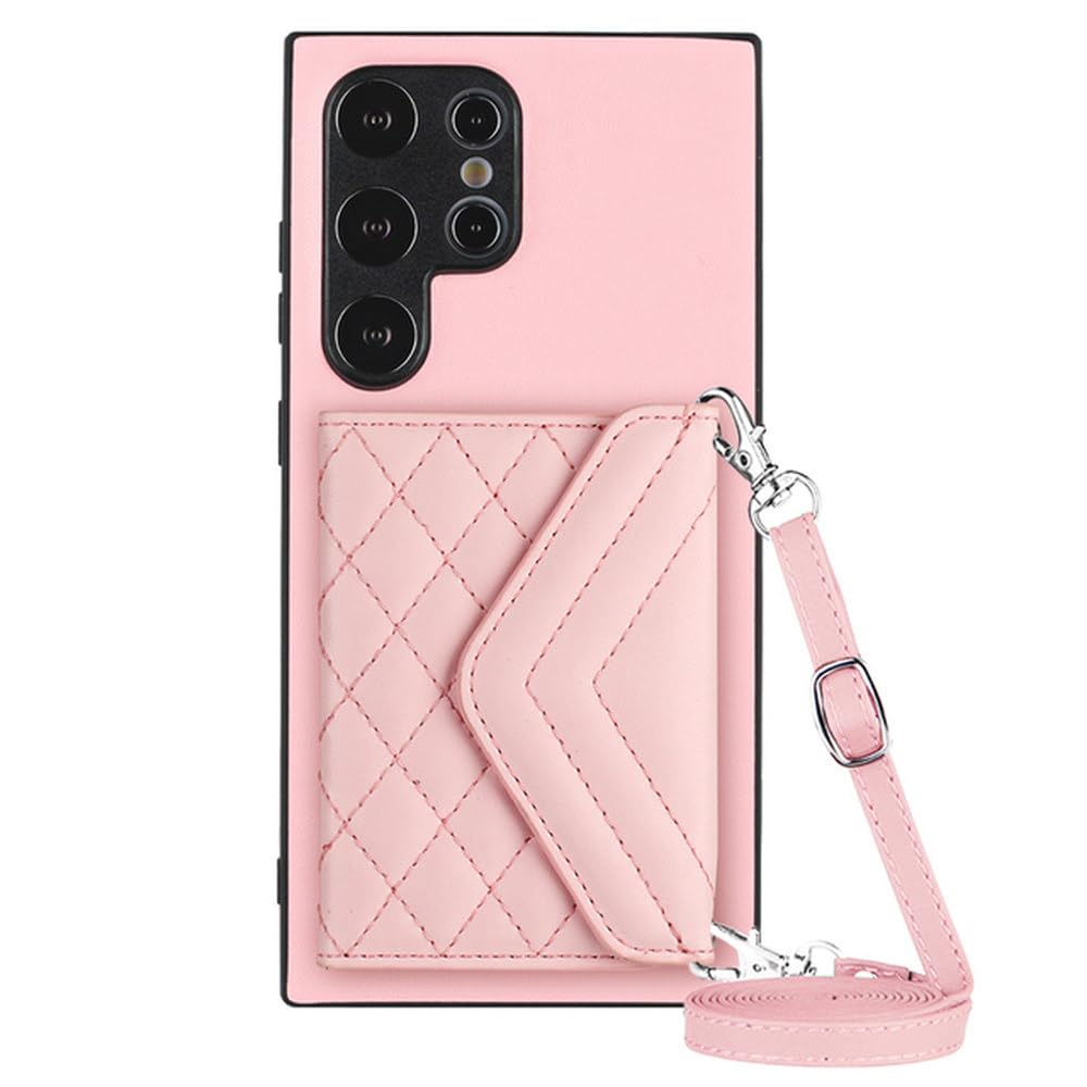 Housse portefeuille anti-perte pour Galaxy S23 Plus rose - 7