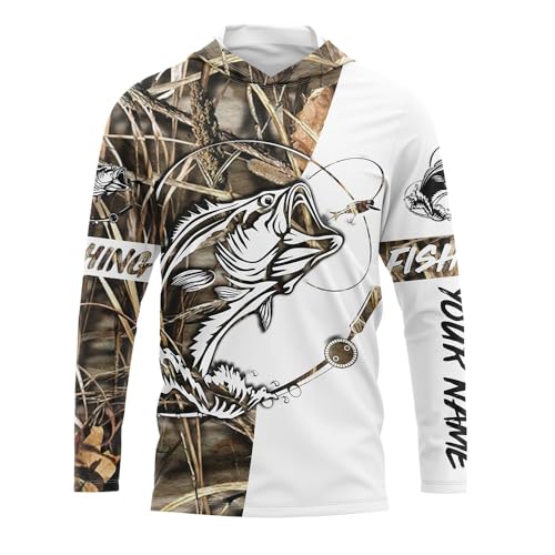 Beautiful bass Fishing Tournament UV Protection Shirt Customize Name Fishing Personalized Gift4