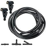 Modengzhe Windshield Washer Nozzle Hose Kit Replacement Compatible with Nissan TITAN 2004-2015 (28931-7S000)