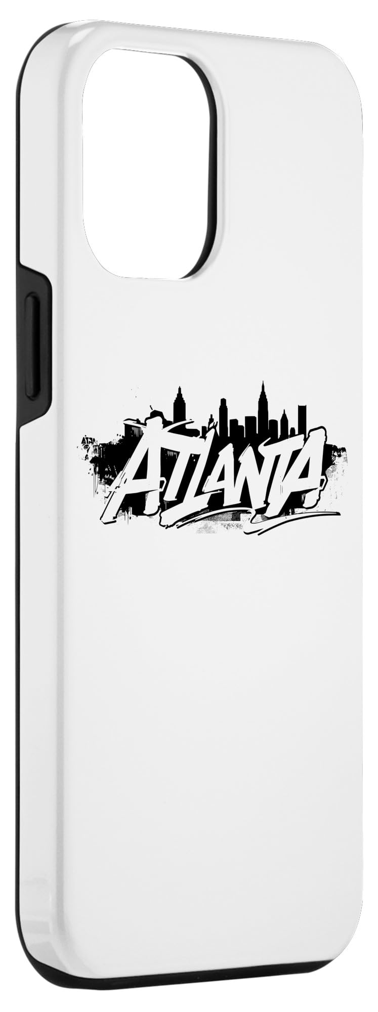 iPhone 14 Plus Atlanta City Skyline Graffiti Street Art Handstyle USA Case - Image 3