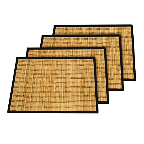 Bamboo Kitchen Table Placemat Set by Trademark Innovations (Set of 4) image 3