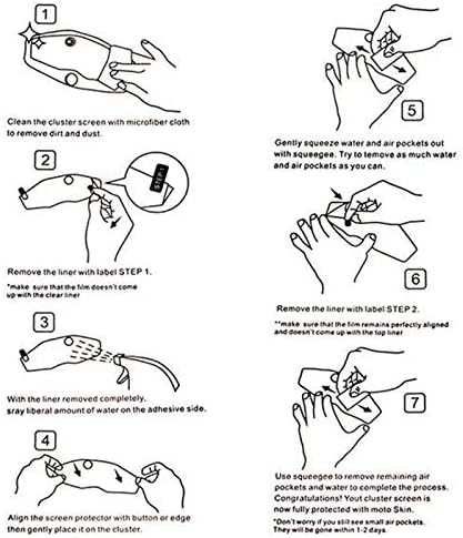 Miniatura 3 de pizarra Protector de pantalla para salpicadero, velocímetro, protector de pantalla para GL1800 Goldwing 2018-2020