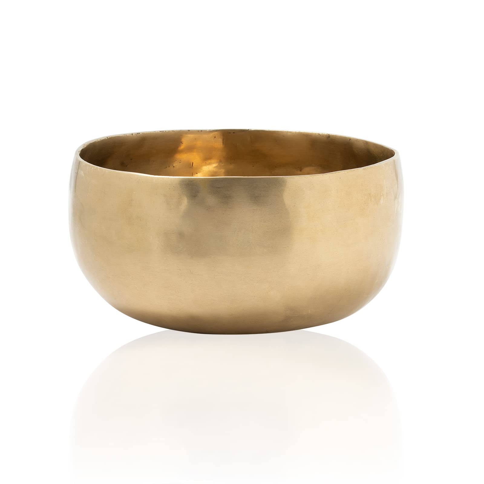 Nepal- Klangschale I 600-700 g I für Meditation, Yoga & Entspannung I Inkl. Klöppel/Pad I Handgeschmiedet I Fair Trade aus Nepal
