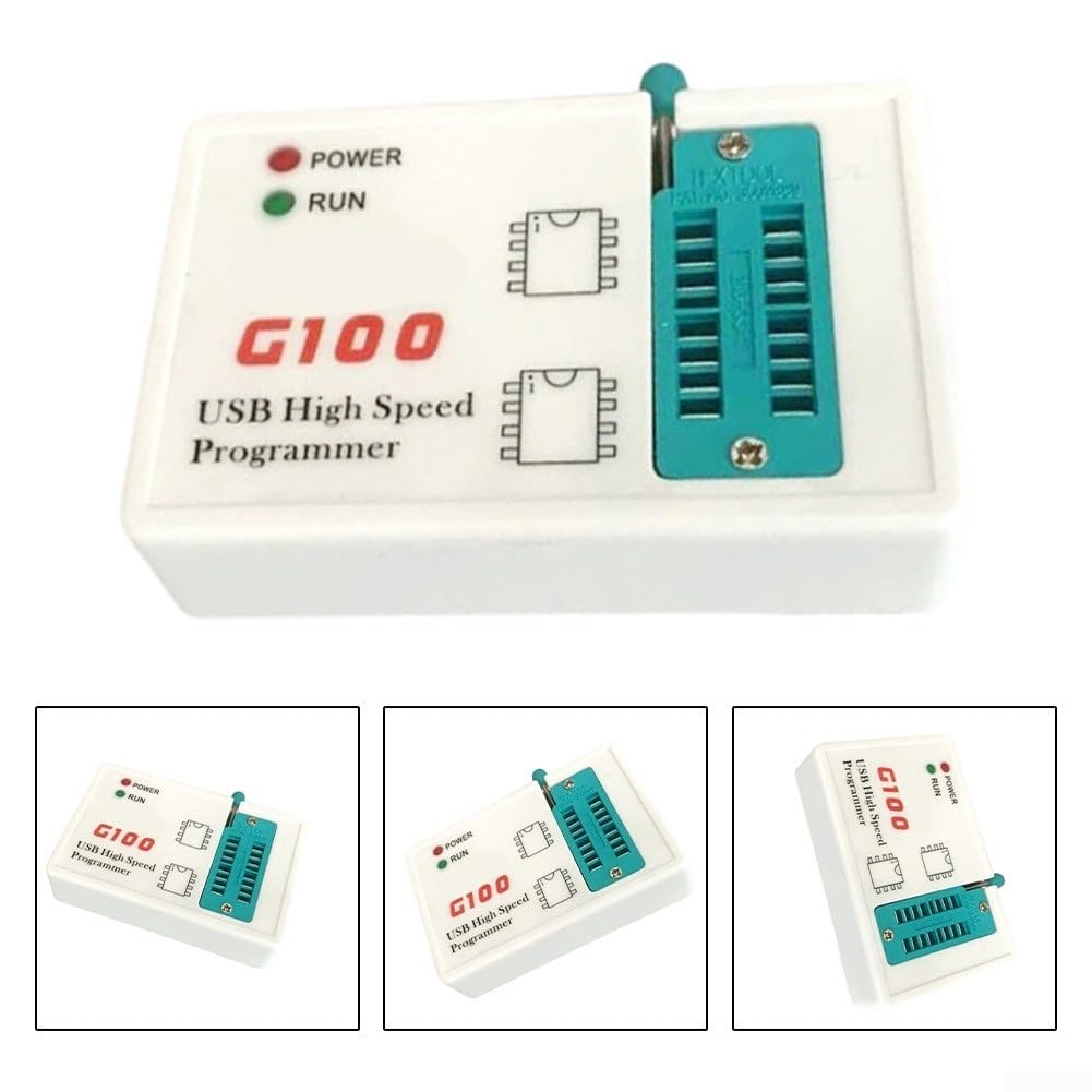 Programmateur BIOS USB G100 - Détection Automatique Puces 24/25/95, Tension 3,3V/5V, Avec Câble Et Adaptateurs - 9