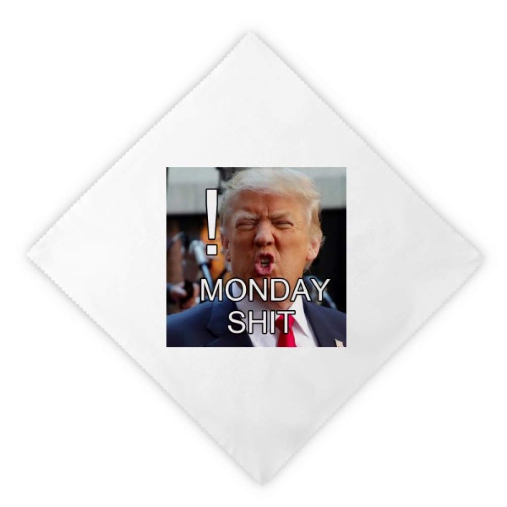 Servilletas de tela con imagen de Trump para cenas divertidas y almuerzos únicos