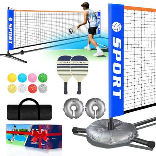 Mini Pickleball Net with Water Bags