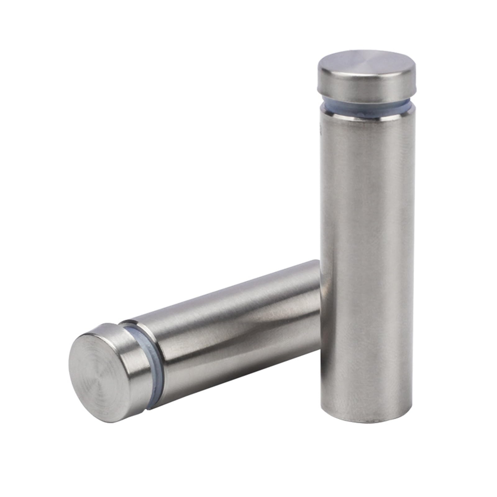 Tornillo de fijación para vidrio, 10 Uds. Tornillos separadores de carteles publicitarios acero inoxidable 16mm soportes pared vidrio acrílico(16x100mm)