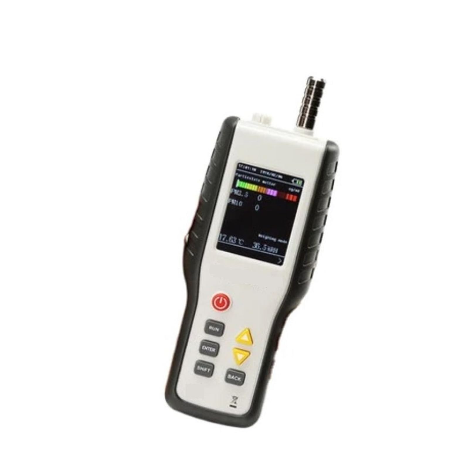 Monitor della qualità dell'aria, Dimensione particelle a sei canali 0,3, 0,5, 1,0, PM2,5 Rilevatore PM10 Contatore di polvere Monitoraggio del particolato di qualità 'aria for officina libera
