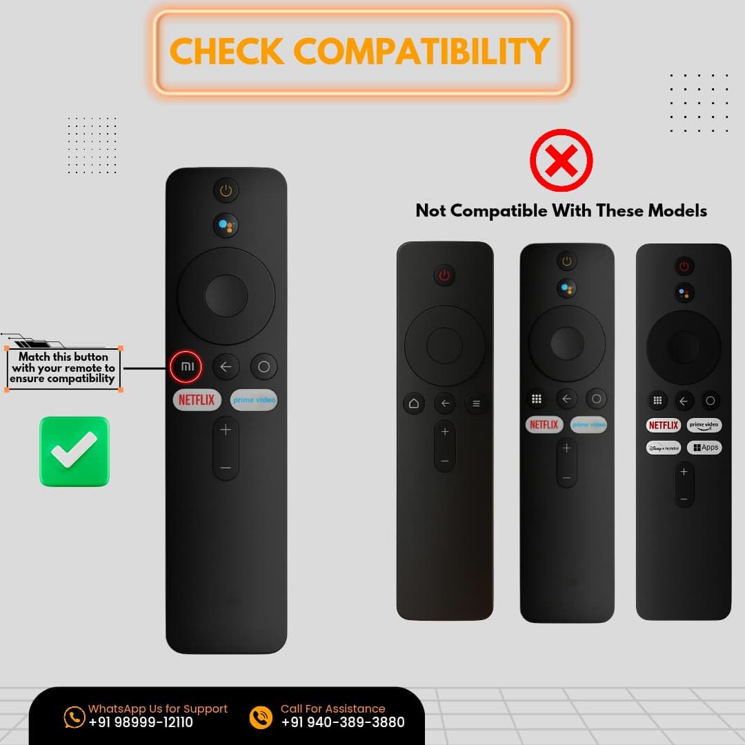 New Year Sale Original Replacement Remote Control Compatible With Xiaomi M... 2 New Year Sale Original Replacement Remote Control Compatible With Xiaomi M...