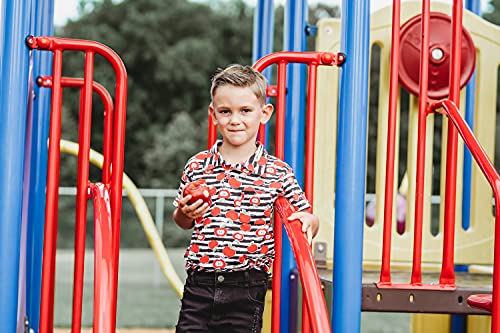 Image of Unique Baby Moisture Wicking Kids Polo Shirts for Toddler Boys Polo Shirt