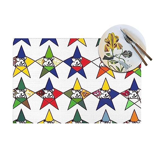 Sets de table pour table basse d'extérieur - Ambiance orientale pour vos apéritifs - 6
