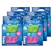 Dentek Travel Case with Flossers in Tray, 4 Count (Pack of 6)