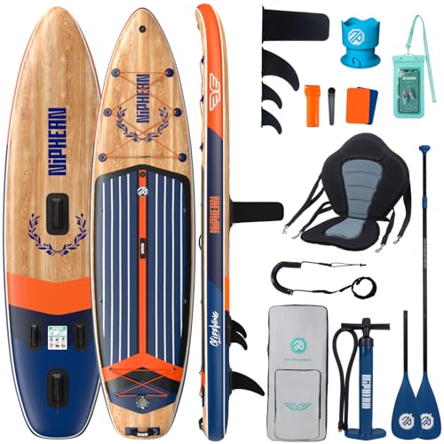 Niphean (Extra Grande) Tabla Paddle Surf Hinchable para 2+1 Personas/Familia, Paddle Surf con (Apto para Principiantes)