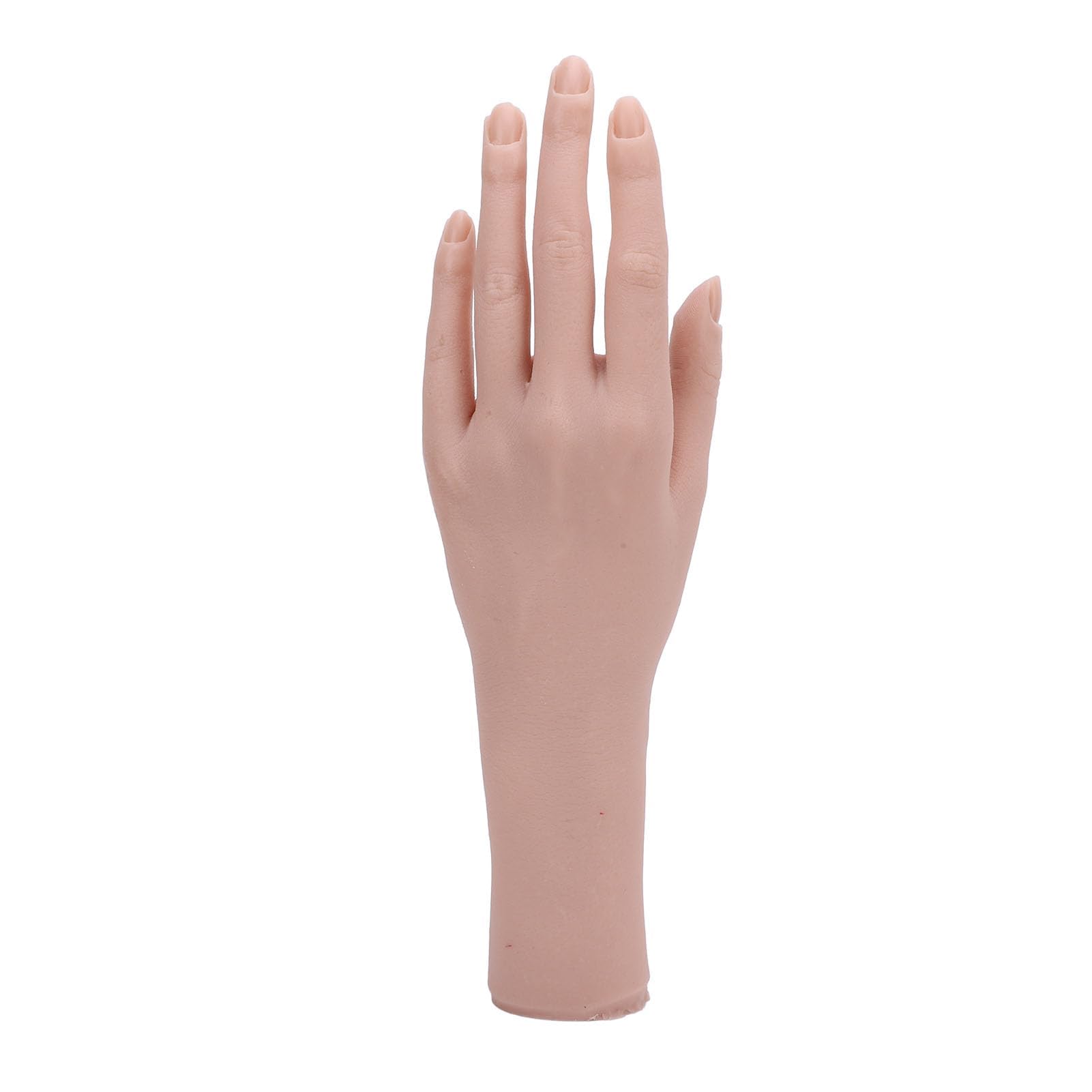 Mano Femminile Realistica in Silicone, Mano Finta per la Pratica di Addestramento del Tatuaggio sull'esposizione di Gioielli, Mano Modello Femminile a Grandezza Naturale per