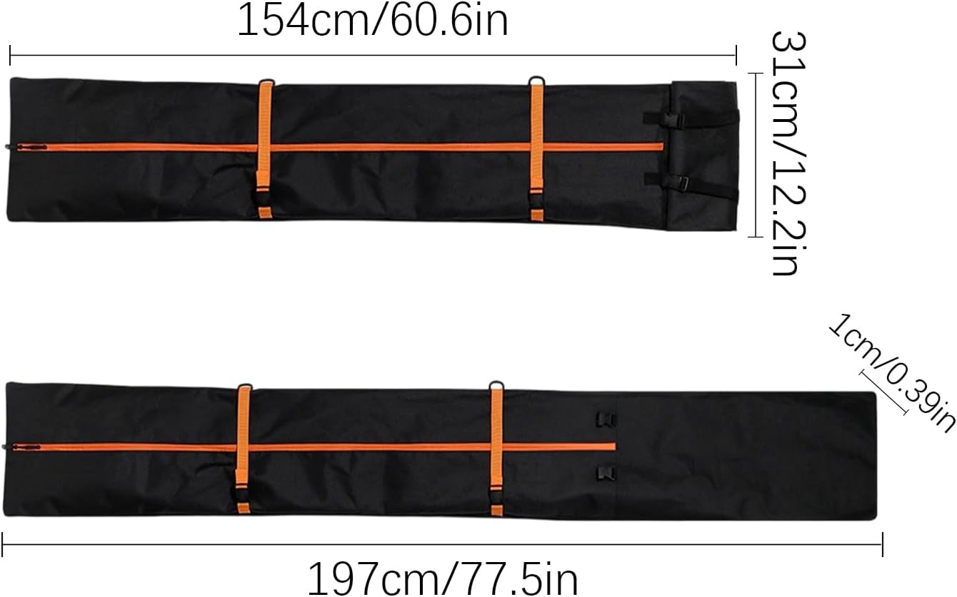 Snowboard Travel Bag Waterproof Tear-Resistant Organizer | Snowboard Ski Bag for Air Travel for Boots Jacket Keys Luggage Airplane Winter Men