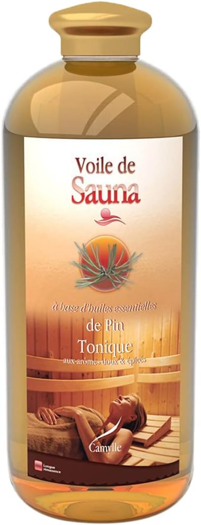Voile de Sauna Pine – Fragrances based on Pure and Natural Essential Oils for Sauna – Invigorating with fresh and spicy aromas – 1000ml Voile de Sauna Pine – Fragrances based on Pure and Natural Essential Oils for Sauna – Invigorating with fresh and spicy aromas – 1000ml
