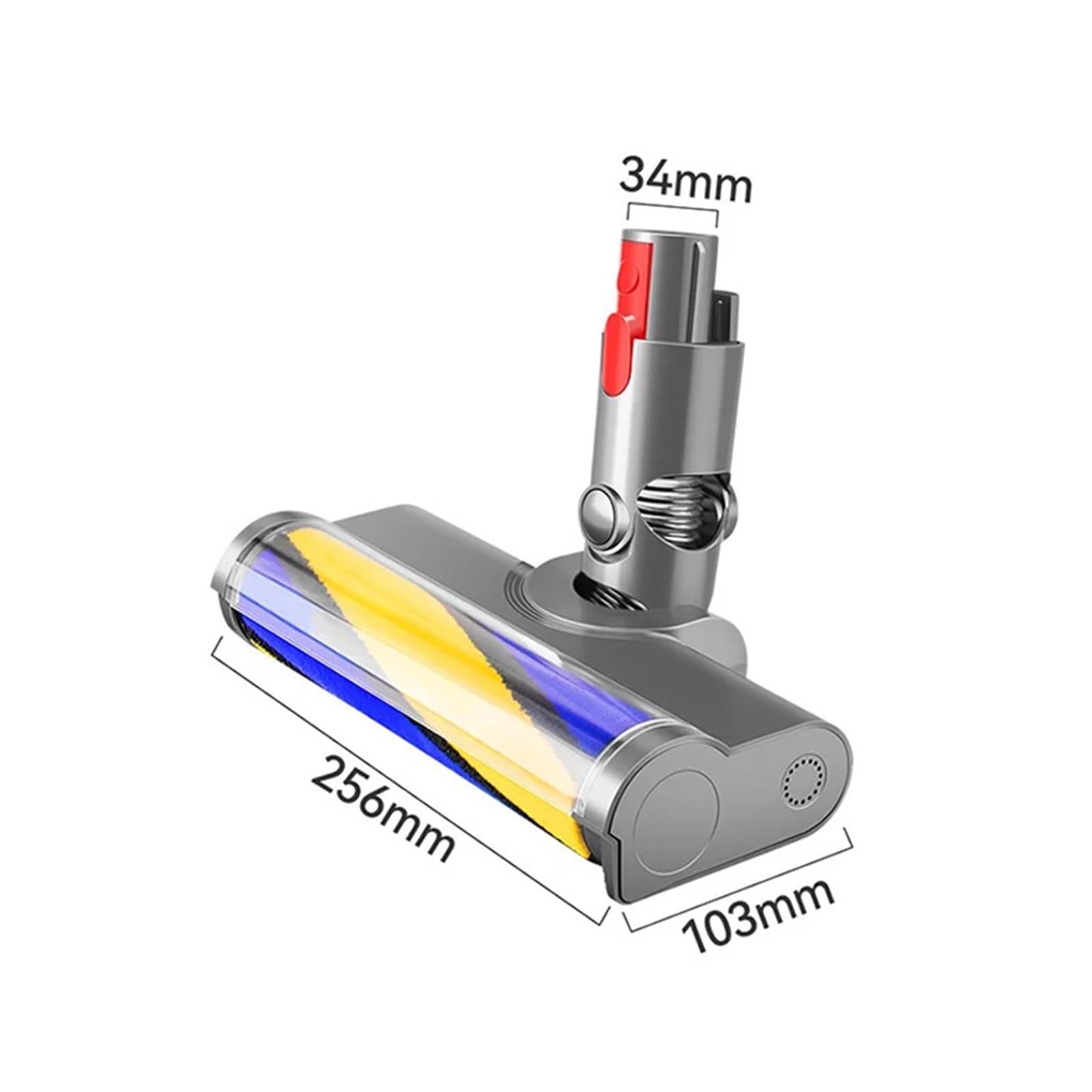 Brosse Principale LED Buse De Sol, Compatible for Dyson, V7 V8 V10 V11 V15, Tête De Rechange for Aspirateur Sans Fil, Barre De Brosse