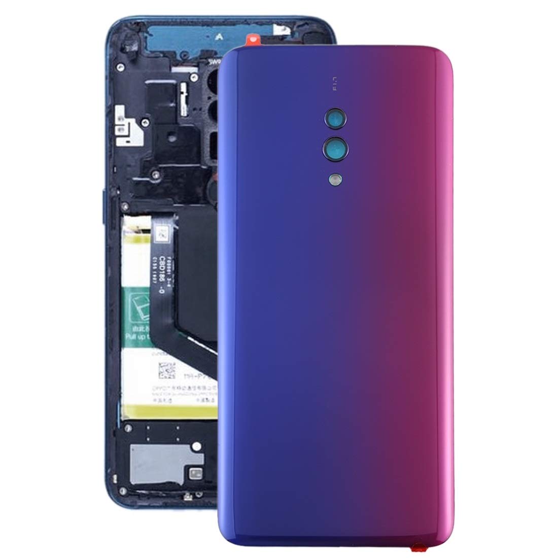 Batterie de couverture Oppo K3 : solution pour rénover un dos rayé