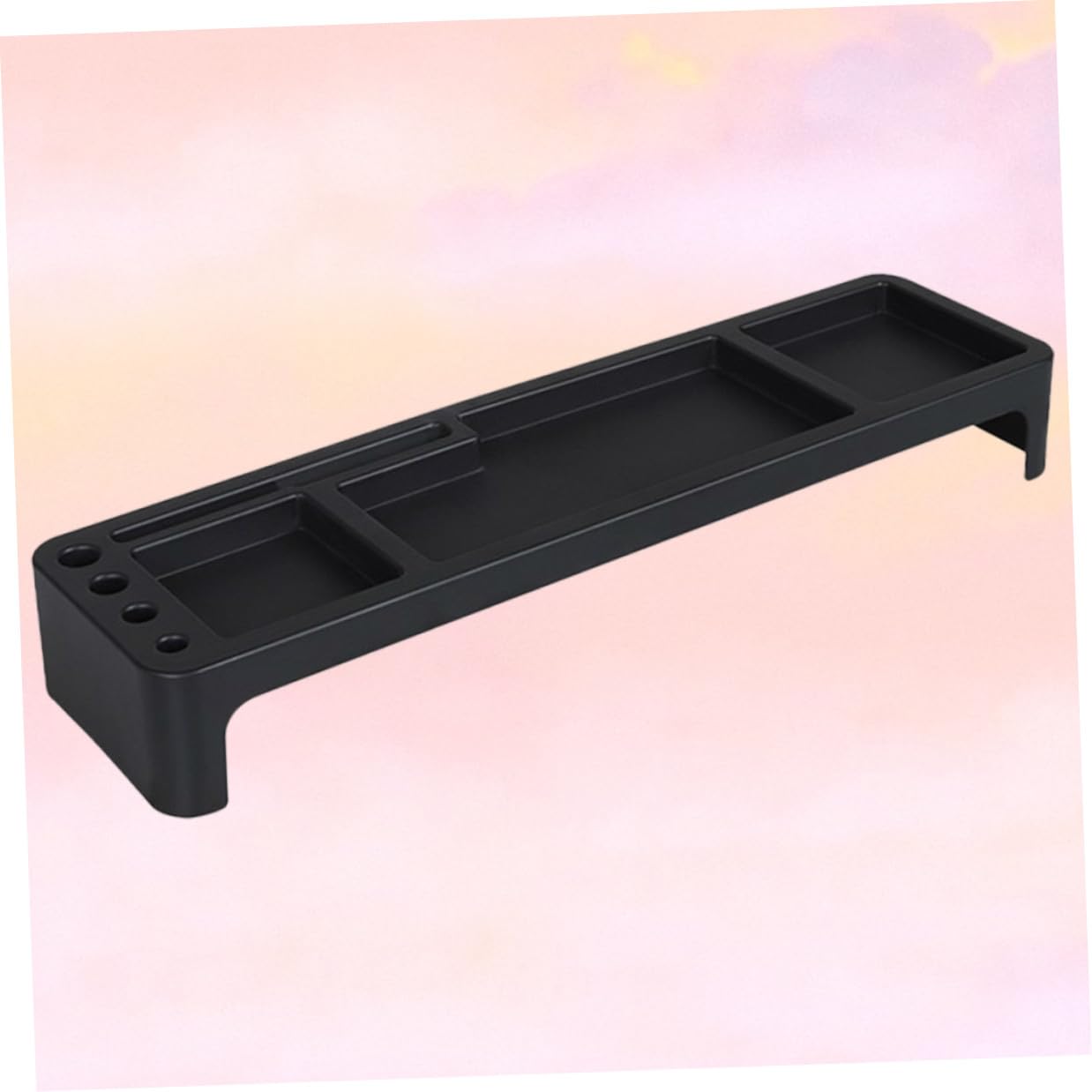 ULTECHNOVO Supporto per Tastiera in Abs Scaffale per Computer Semplice Mensola di Supporto per Tastiera Domestica Organizza Appunti Articoli Telefono Penne