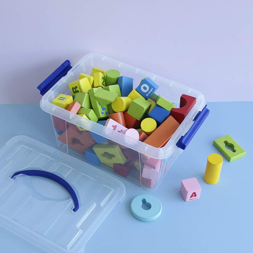 Farmoon Aufbewahrungsboxen aus Kunststoff, Klein Plastikboxen mit Deckel, 6 Packungen