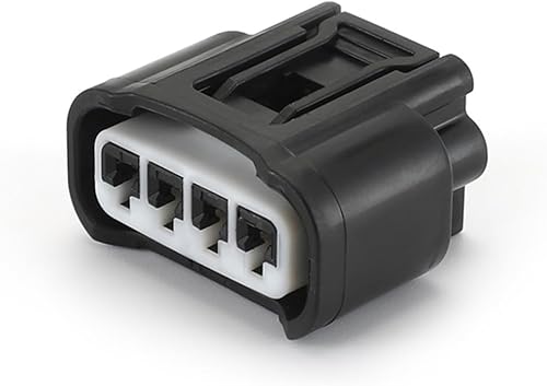 Miniatura 3 de AUCELI 6 paquetes de bobina de encendido hembra conector conector conector coleta, 4 vías de reemplazo del conector de bobina de encendido,