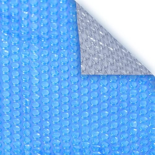 Cobertor solar extra resistente 8x8 ft azul/plata miniatura 1