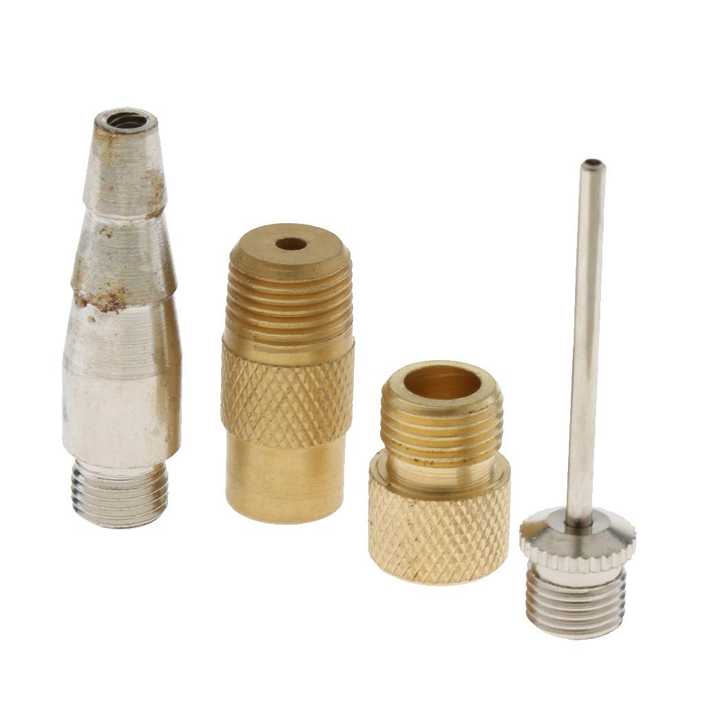 4 Pcs Air Compressor Accessory Kit Blow Gun Nozzle Coupler Chuck Inflator Tool
