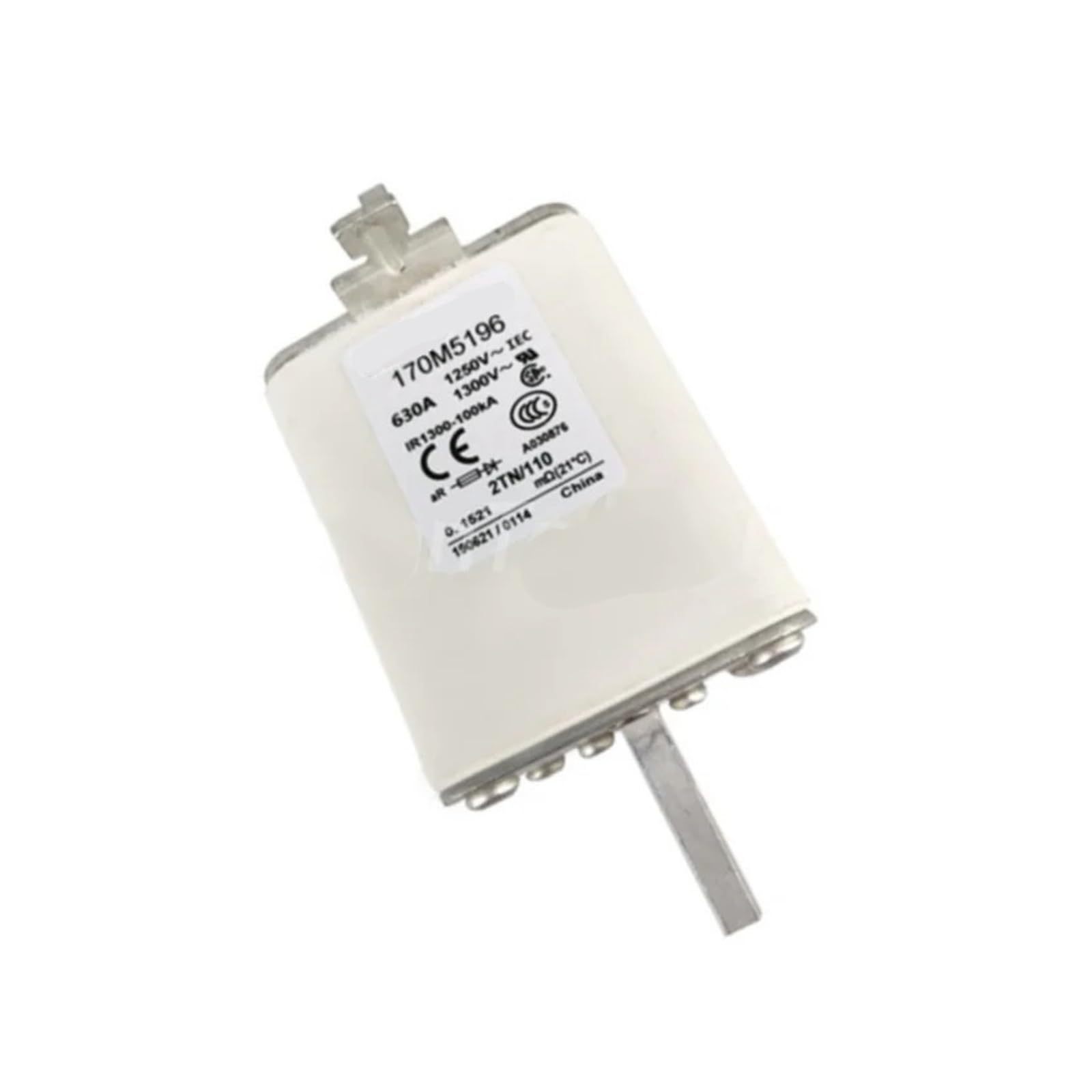 Fusible 170M5196 a couteau corps carre pour protection industrielle