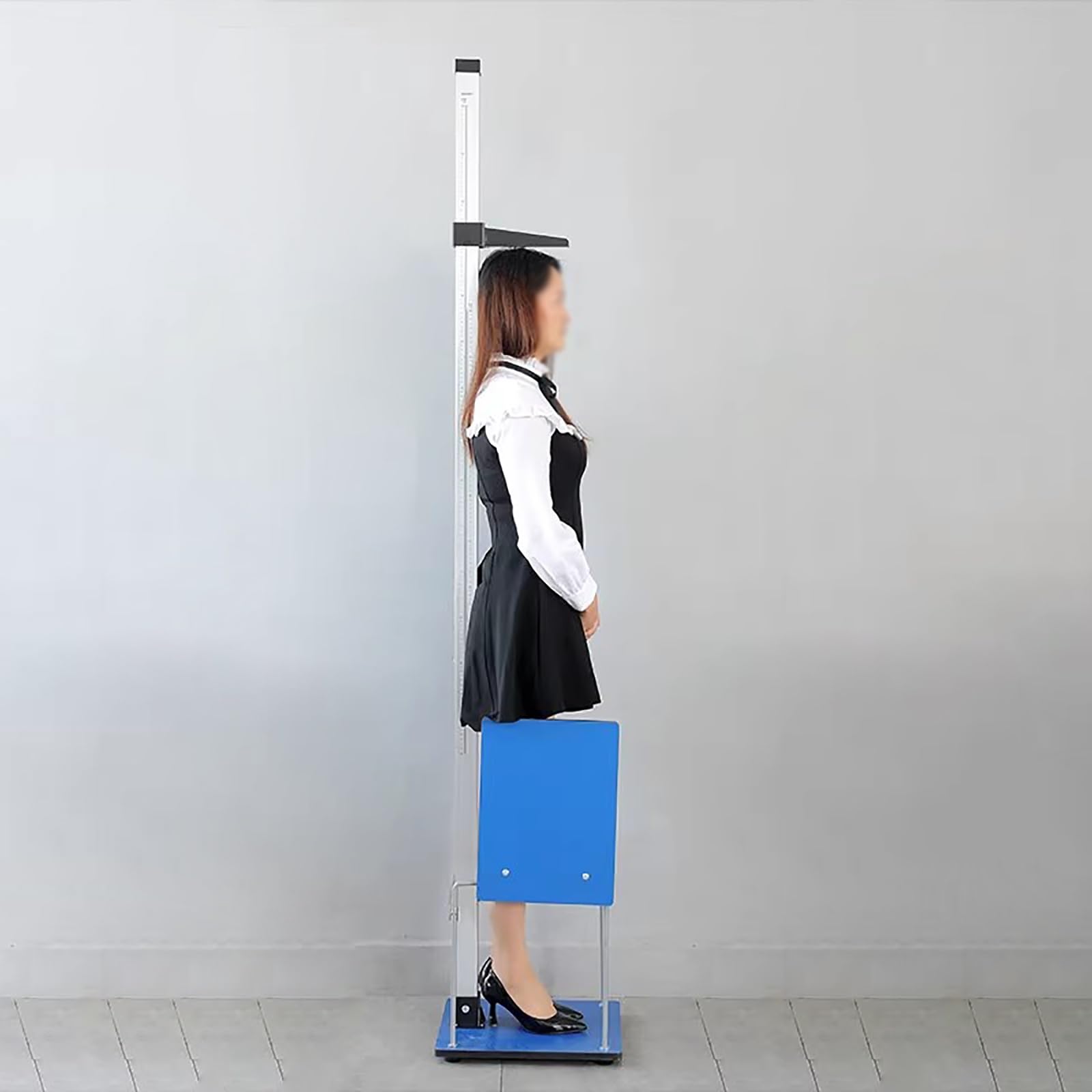 Portable Stadiometer Medical Height Measure - Medical Office Height Measuring Device with mm Unit - Freestanding Aluminum Alloy Height Measurement for Healthcare Professionals