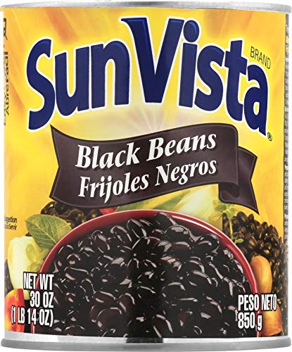 Sun Vista Regular Black Bean Bean, 30 Oz