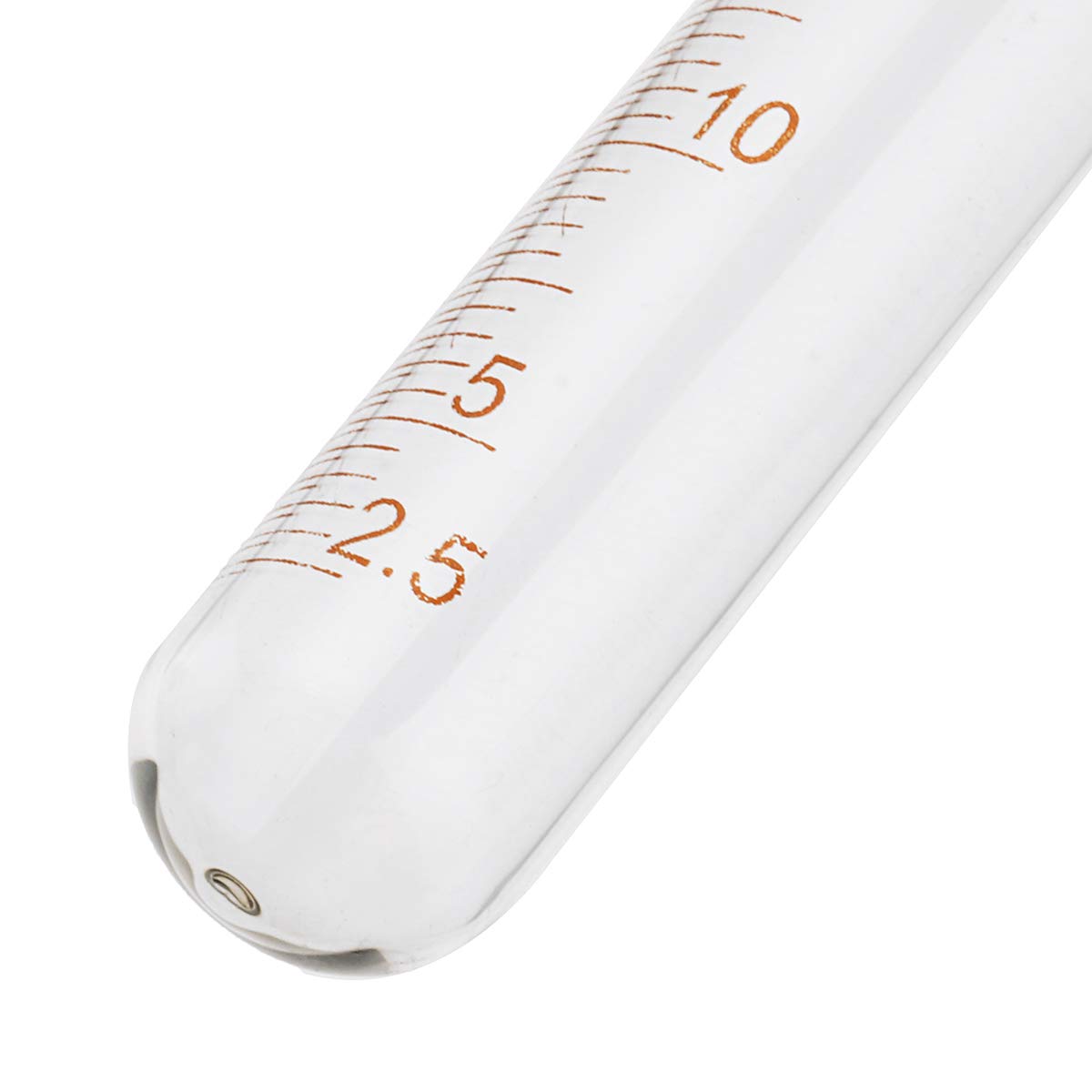 VIDOO 10Pcs/Set Glas Klar Abgestuft Test Tube Messkalibrierung Tube 5/10/20/25/50Ml Für Laborexperiment- 50Ml