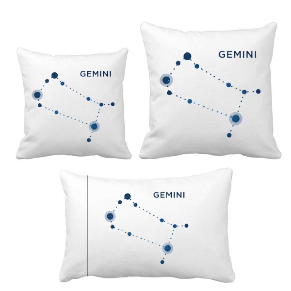 Gemini Parure de coussin motif zodiaque une idée cadeau anniversaire idéale