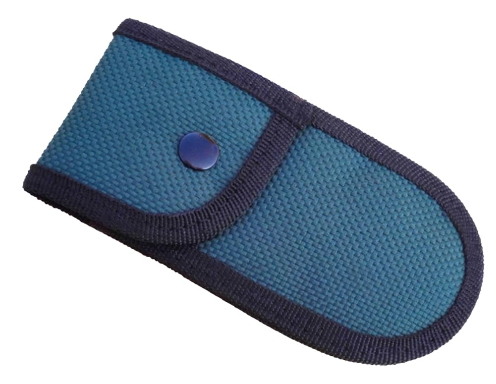Tiendas LGP - Navaja Micológica para Recolección de Setas, Plegable, Hoja 6 cm. cierre de seguridad, Mango en madera de Roble, Rovellons, con Funda
